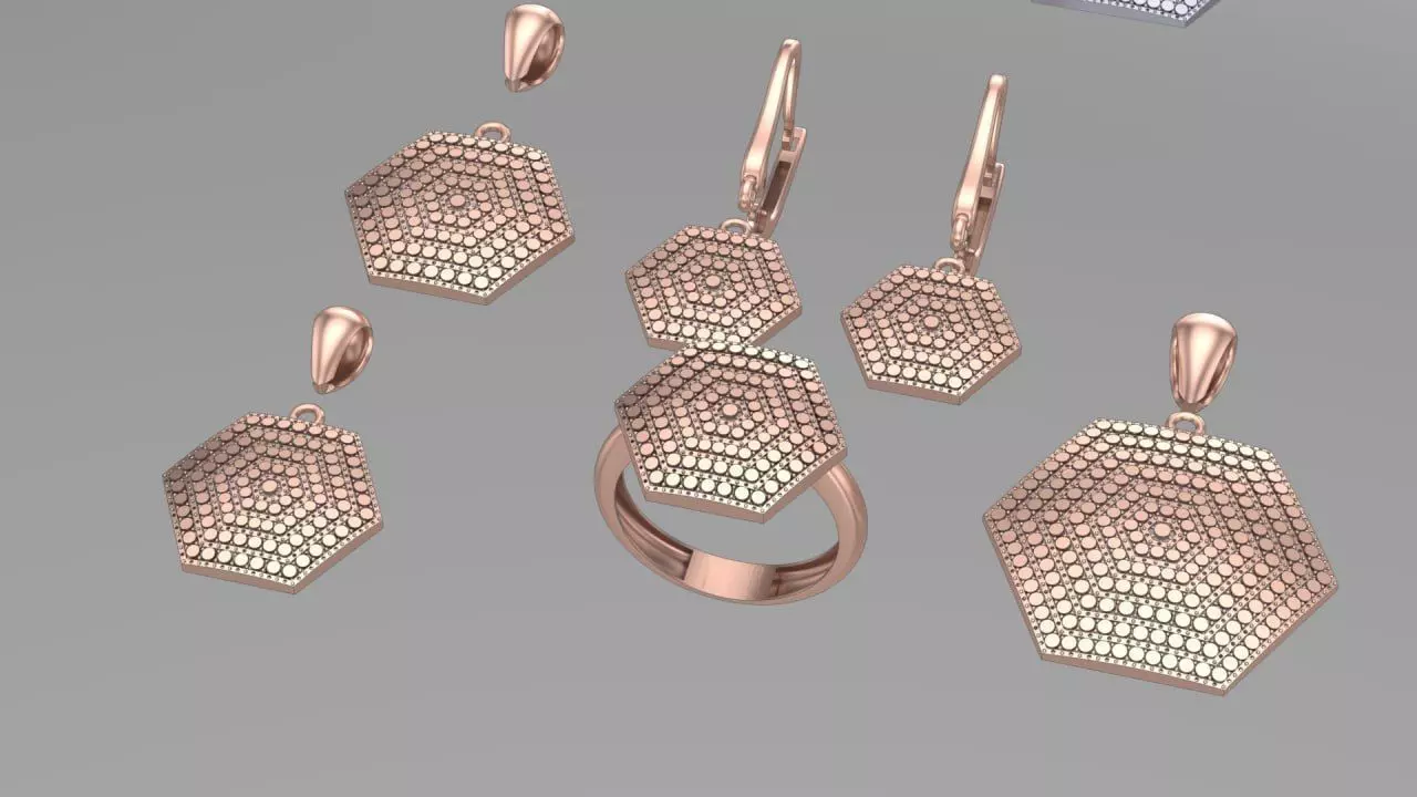 4th fusion cut service Gold 3D print model_0