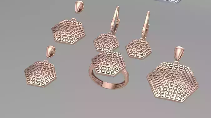 4th fusion cut service Gold 3D print model