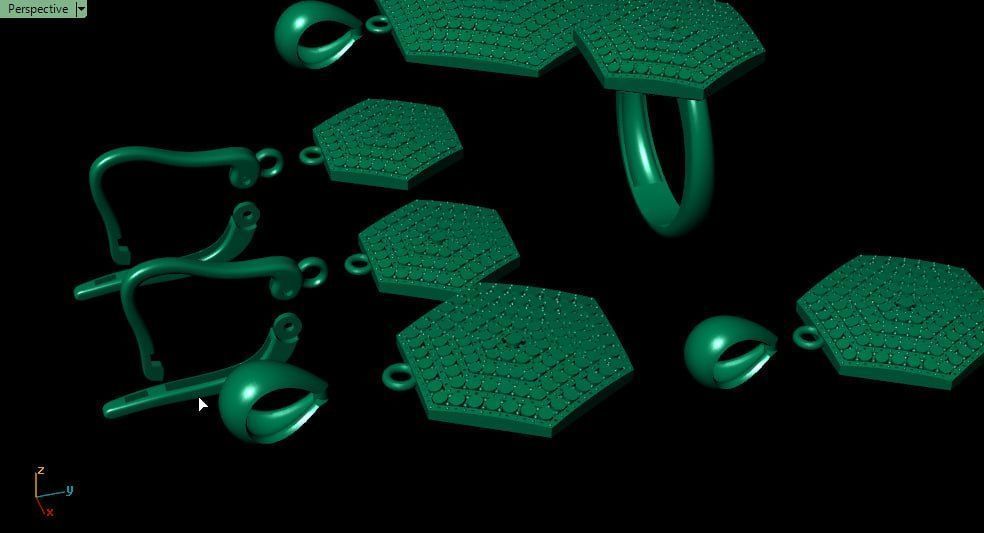 4th fusion cut service Gold 3D print model_4