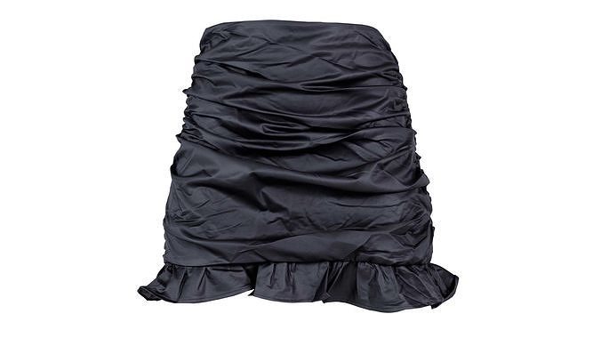 Skirt Ripples Low-poly 3D model