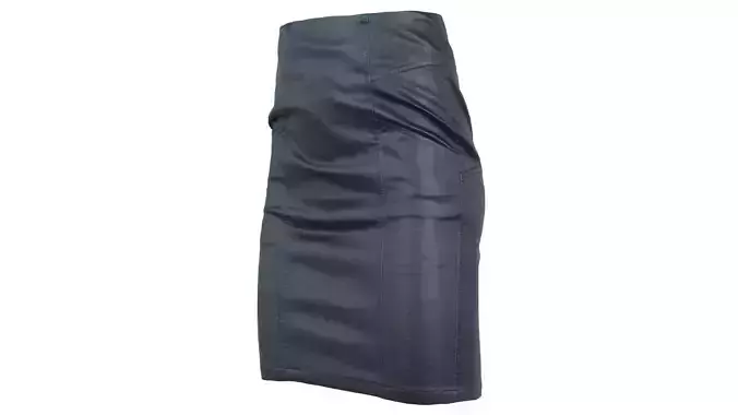 Stylish Leather Skirt