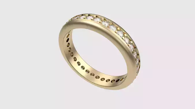 Sparkling Row Eternity Band JDBCo