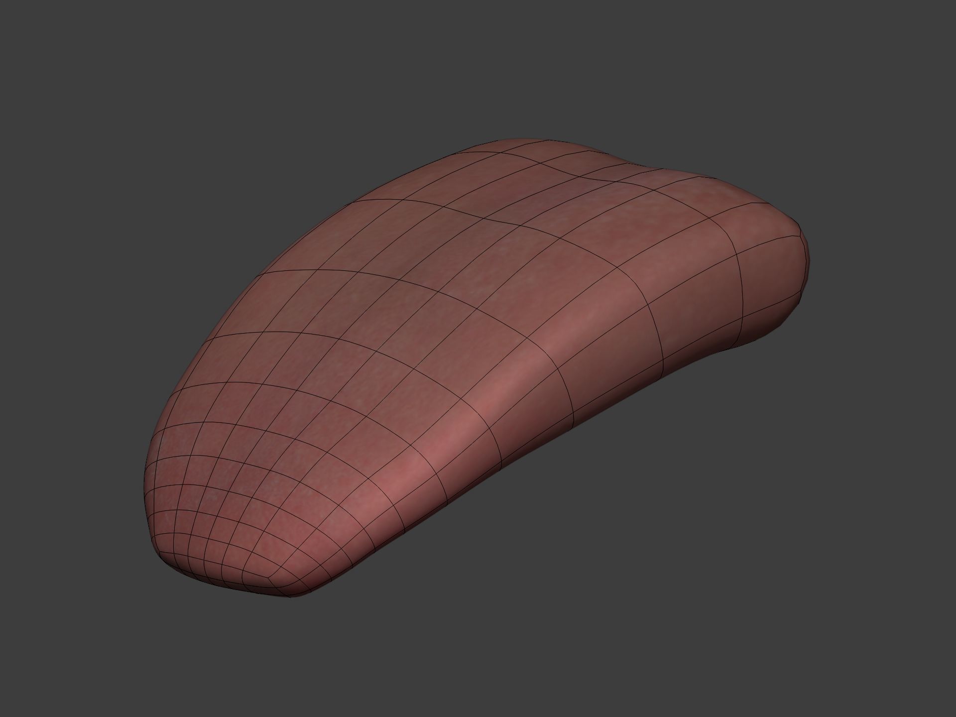 Mouth - Teeth Anatomy -- Rigged -- Low Poly -- PBR Low-poly 3D model_25