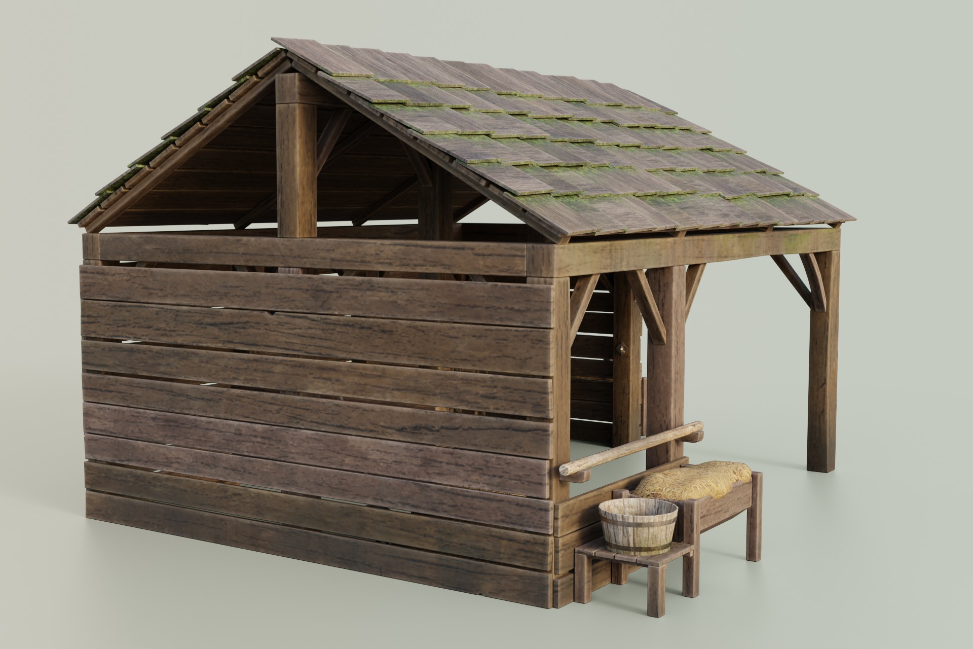 Stable Low-poly 3D model_3