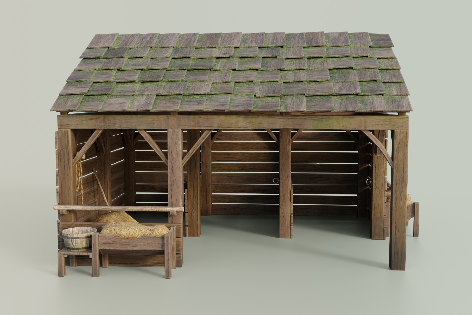Stable Low-poly 3D model_1