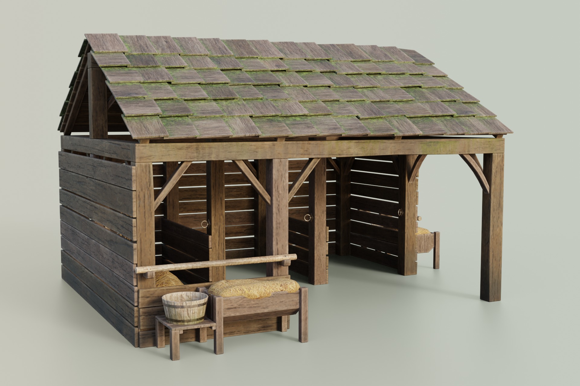 Stable Low-poly 3D model_2
