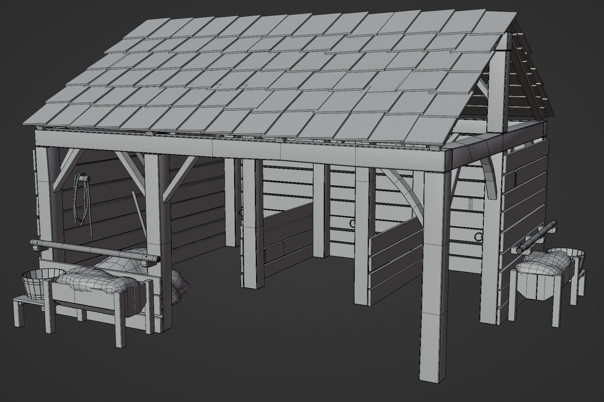 Stable Low-poly 3D model_12