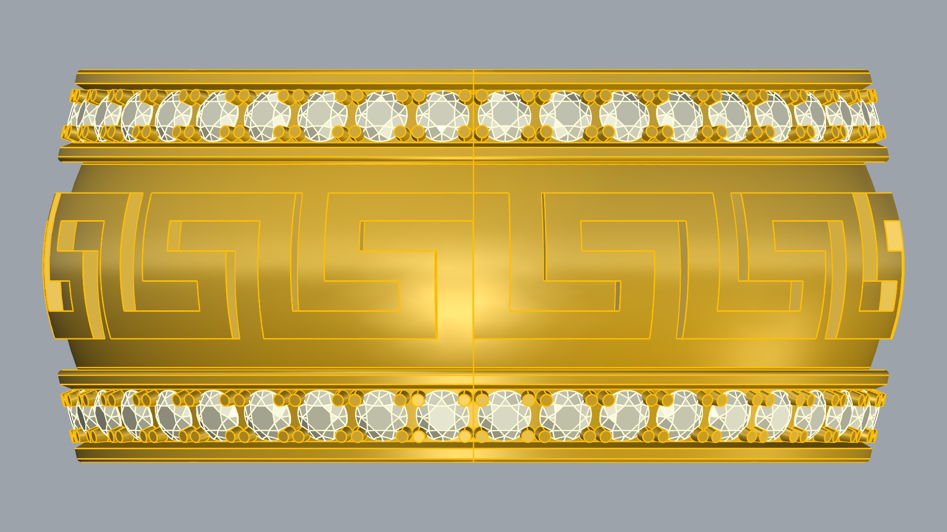 Intricate Patterned Eternity Ring JDBCo 3D print model_13