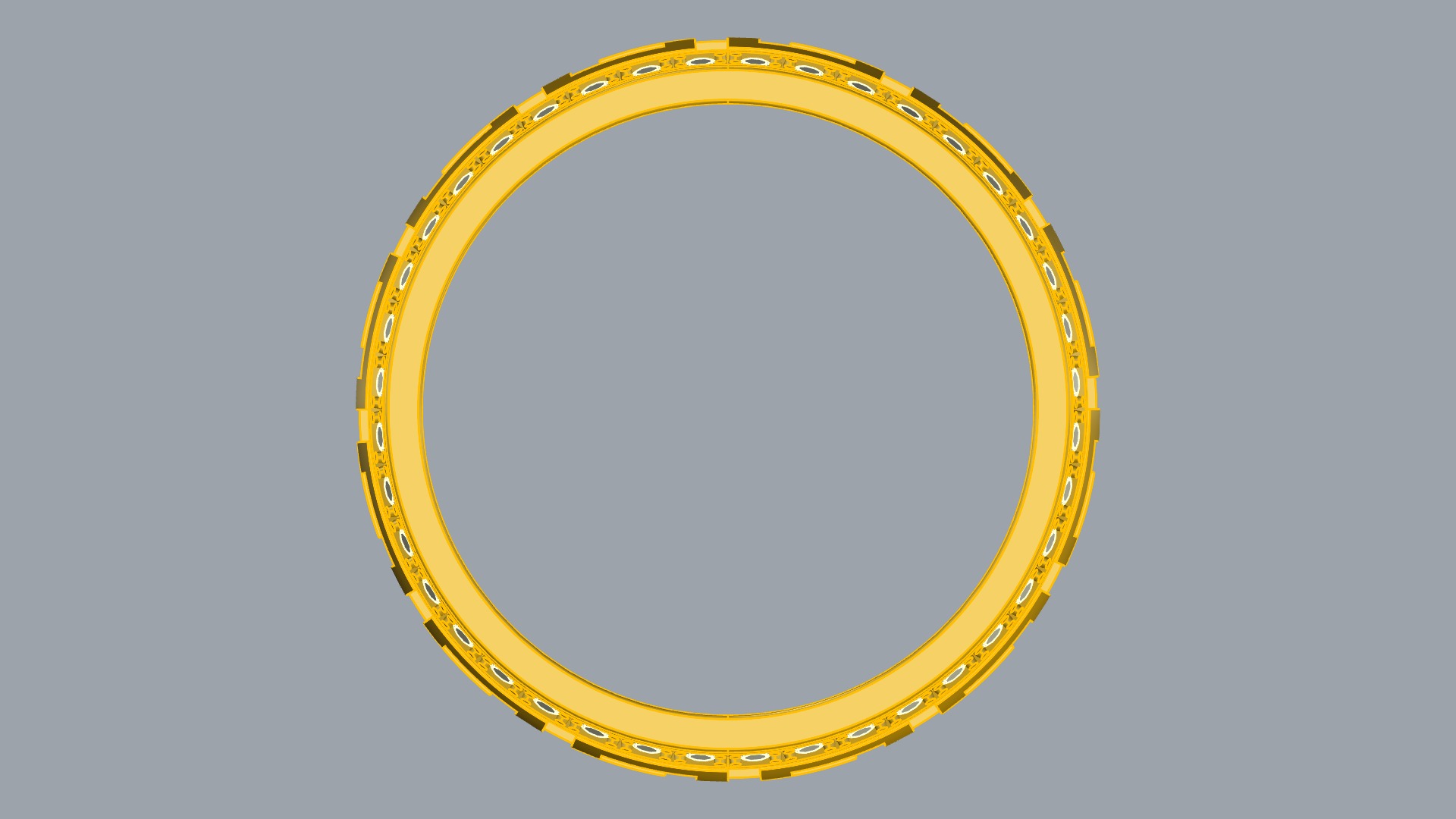 Intricate Patterned Eternity Ring JDBCo 3D print model_9