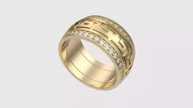 Intricate Patterned Eternity Ring JDBCo