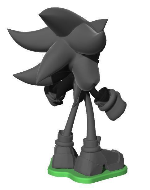 Shadow the Hedgehog 31 cm 3D print model_5