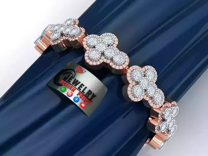 Custom Cross Bazel Diamond Link Bracelet Hiphop Cross Bracelet 