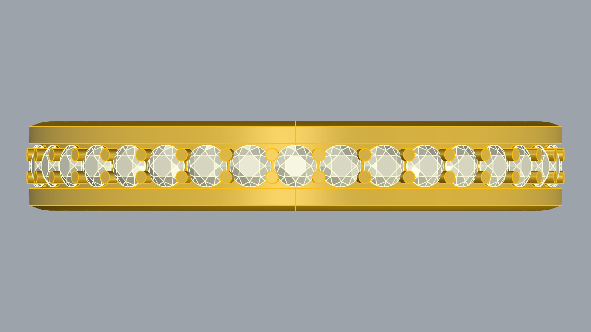 Timeless Channel Set Eternity Ring JDBCo 3D print model_13