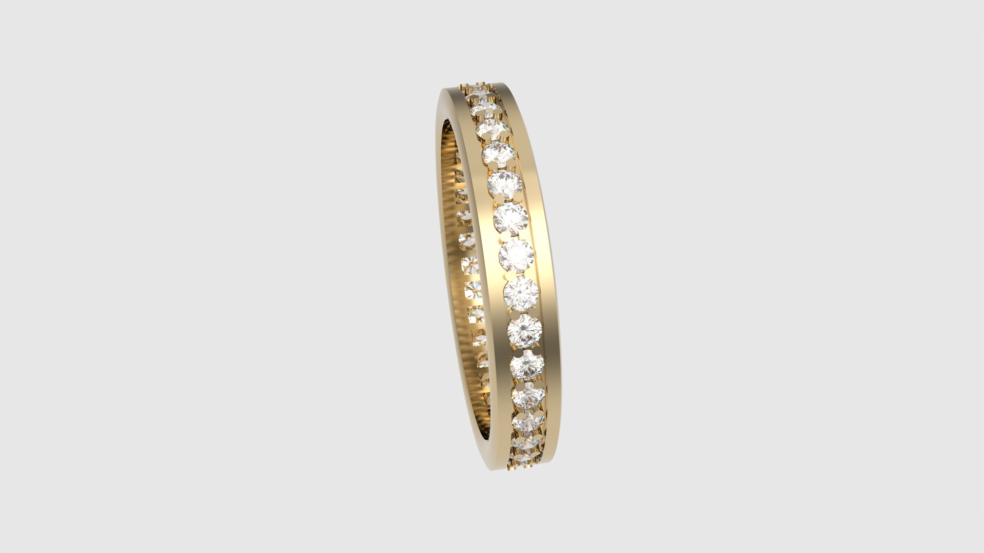 Timeless Channel Set Eternity Ring JDBCo 3D print model_20