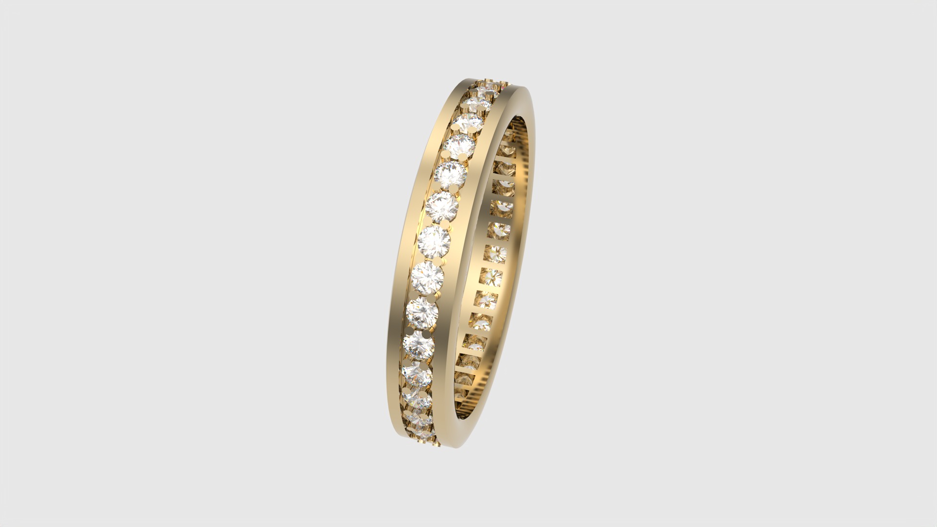 Timeless Channel Set Eternity Ring JDBCo 3D print model_19