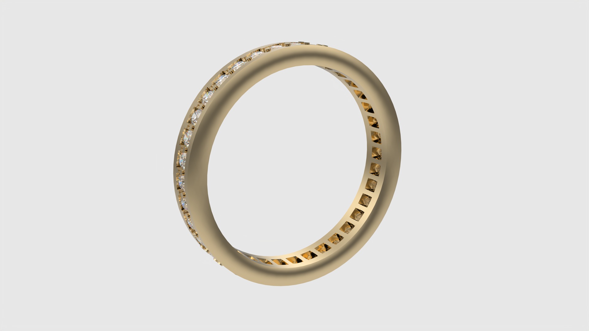 Timeless Channel Set Eternity Ring JDBCo 3D print model_3