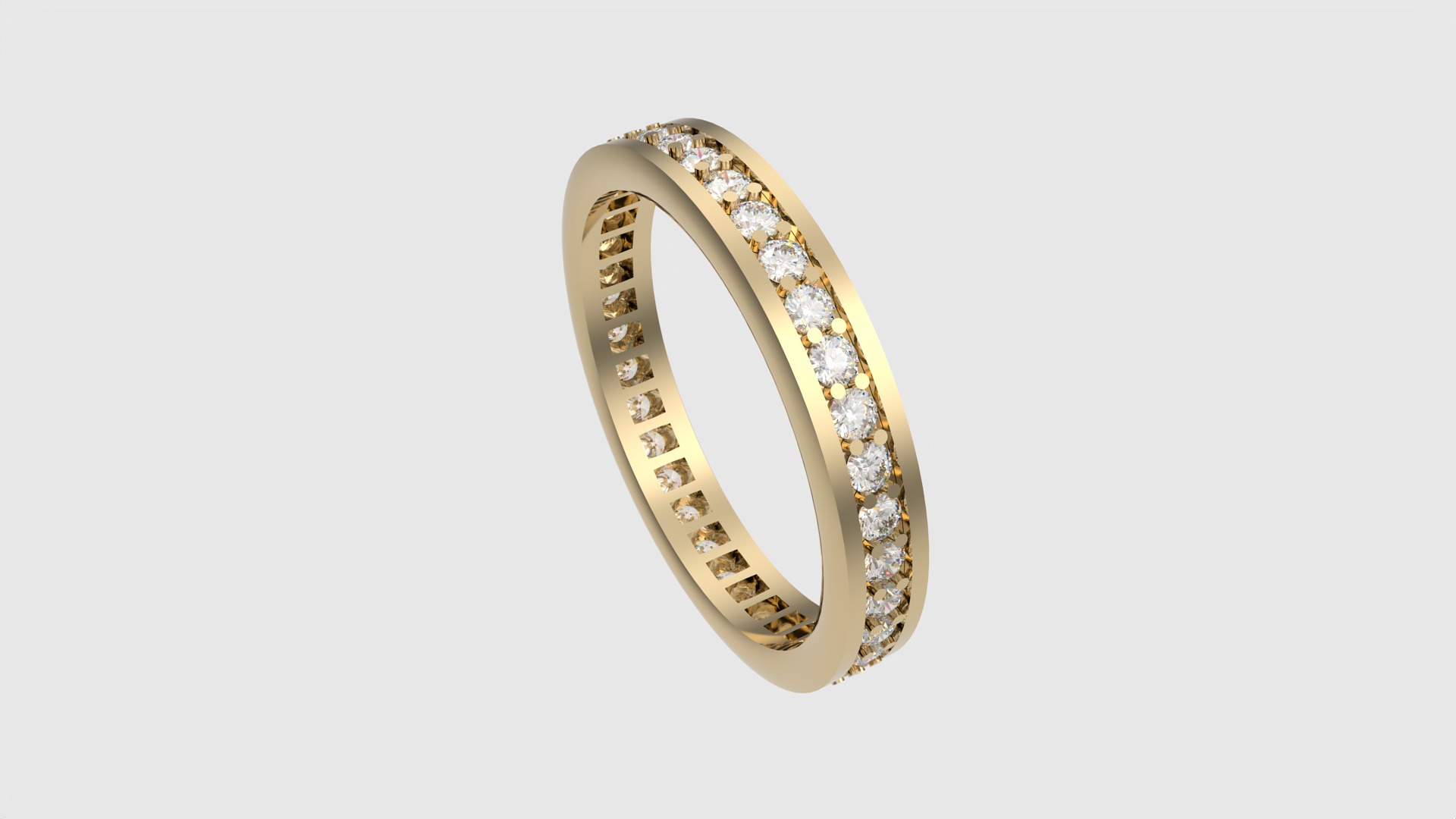Timeless Channel Set Eternity Ring JDBCo 3D print model_28