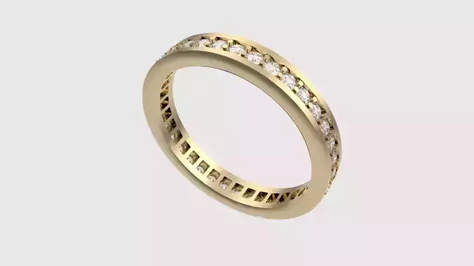 Timeless Channel Set Eternity Ring JDBCo