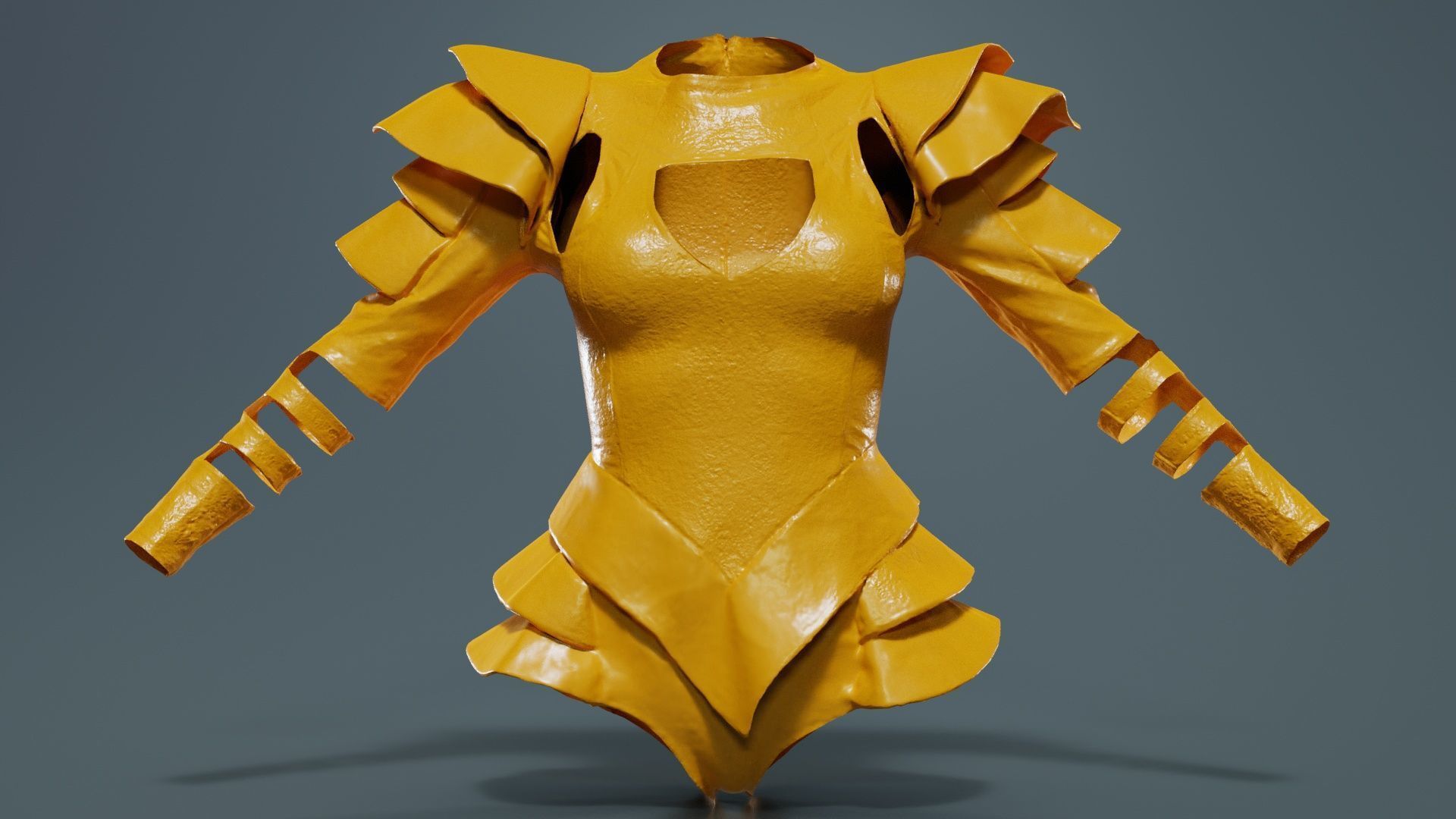 Pagode Bodysuit Low-poly 3D model_12