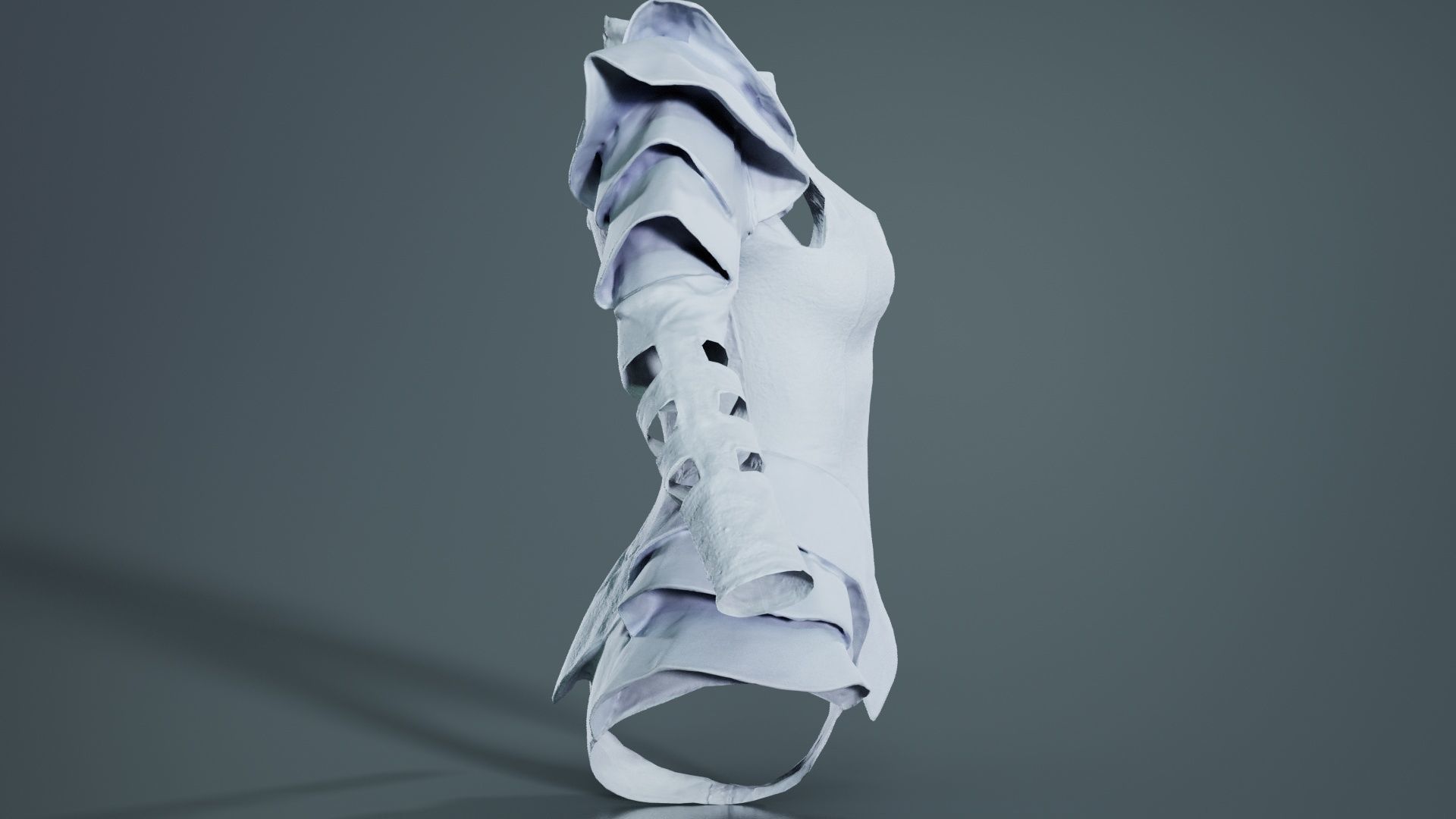 Pagode Bodysuit Low-poly 3D model_1