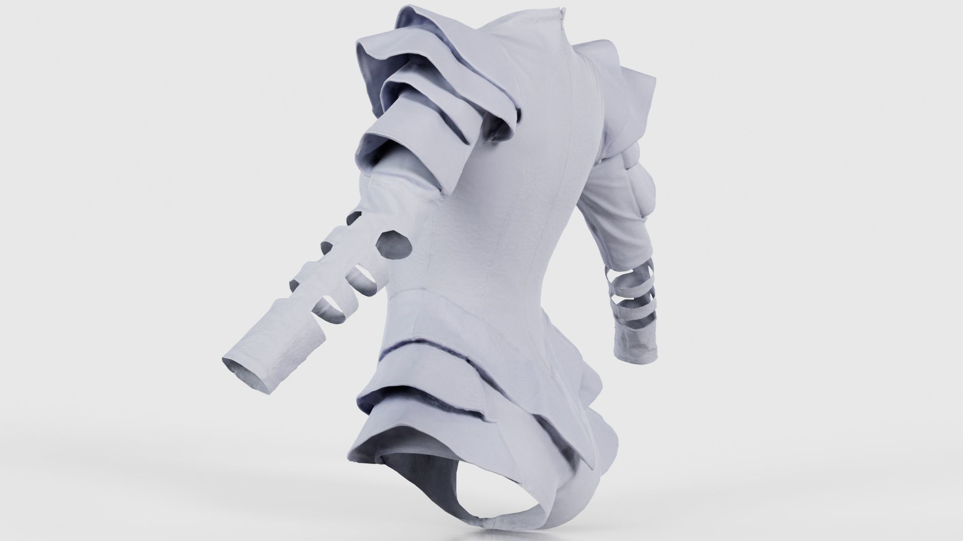 Pagode Bodysuit Low-poly 3D model_23