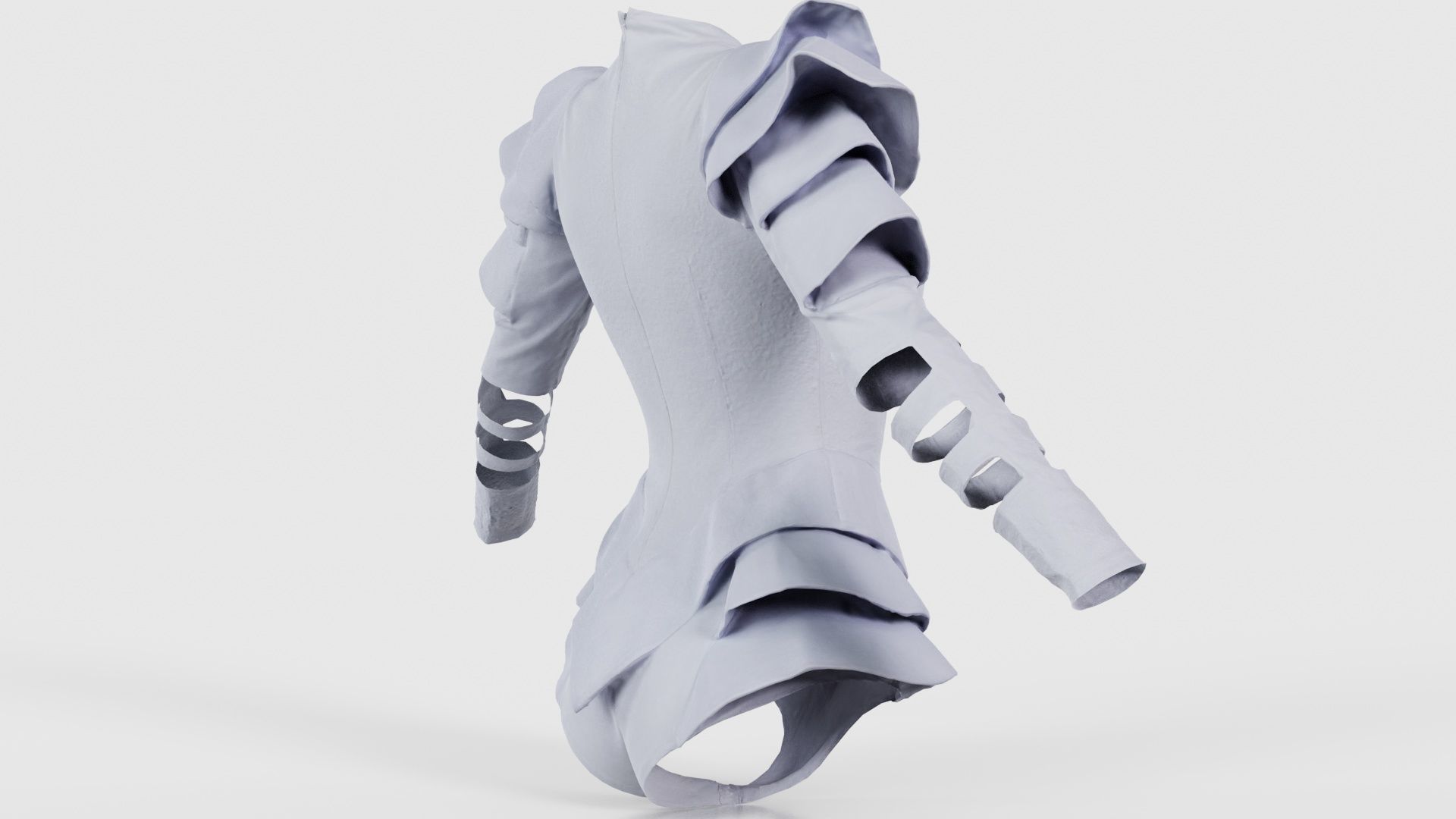 Pagode Bodysuit Low-poly 3D model_19