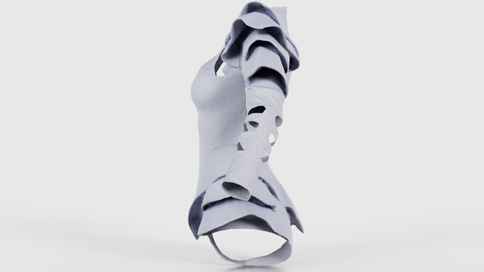Pagode Bodysuit Low-poly 3D model_24