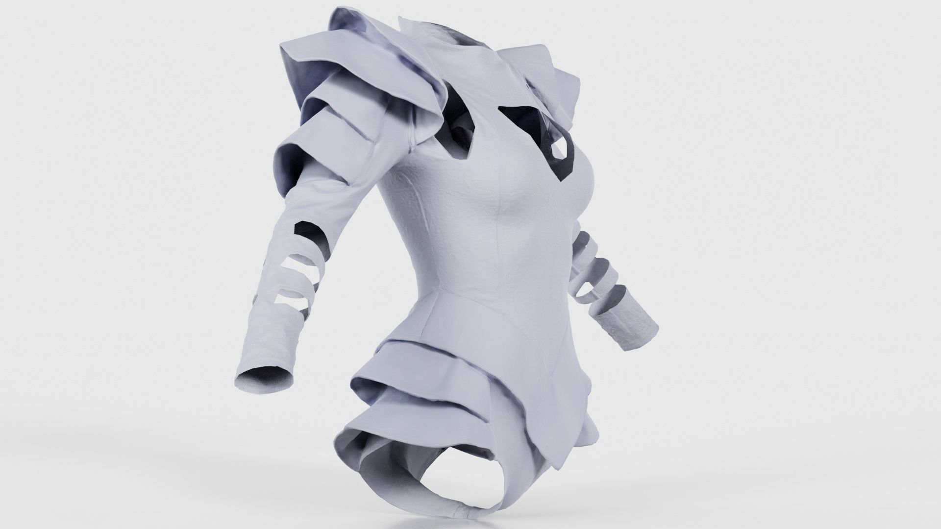 Pagode Bodysuit Low-poly 3D model_17