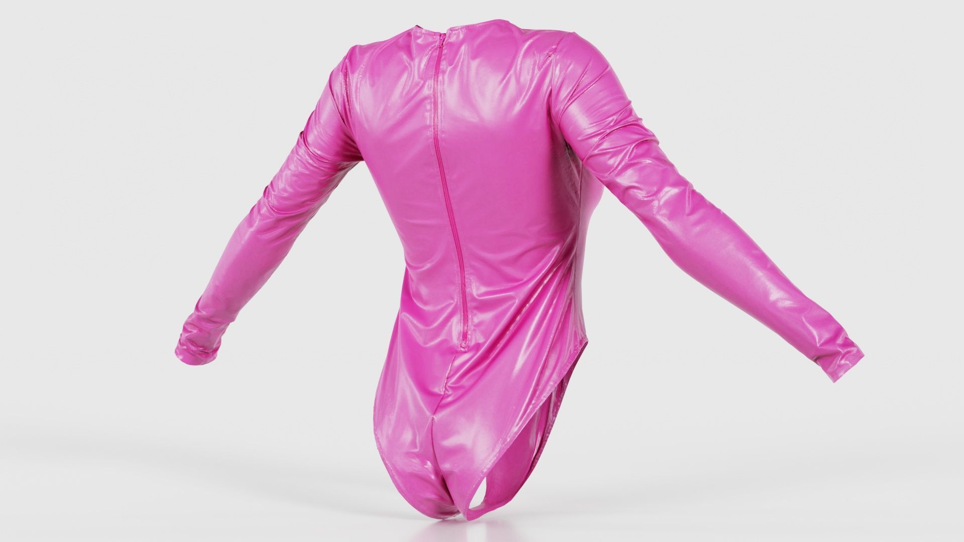 Plastic Bodysuit Low-poly 3D model_20