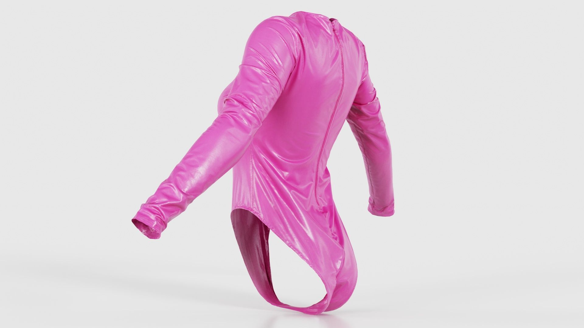 Plastic Bodysuit Low-poly 3D model_23