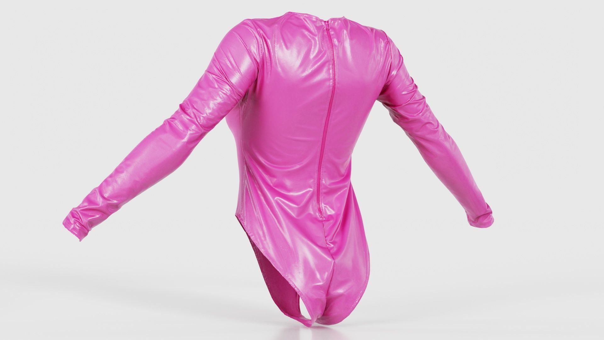 Plastic Bodysuit Low-poly 3D model_22