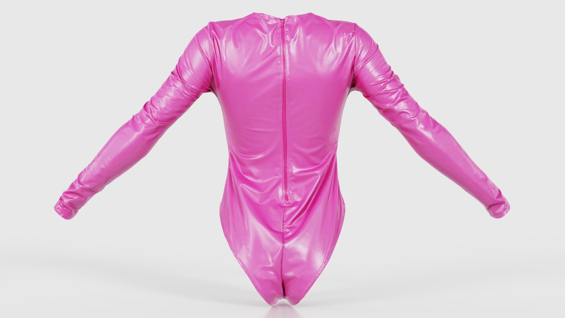 Plastic Bodysuit Low-poly 3D model_21