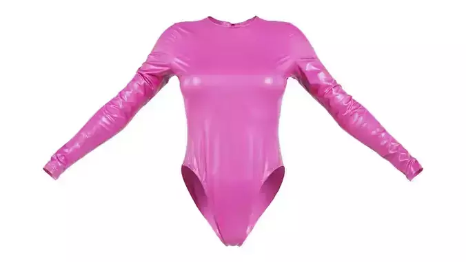 Plastic Bodysuit Low-poly 3D model
