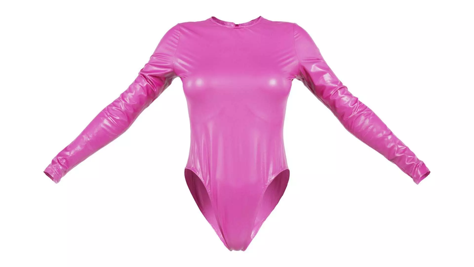 Plastic Bodysuit Low-poly 3D model_0