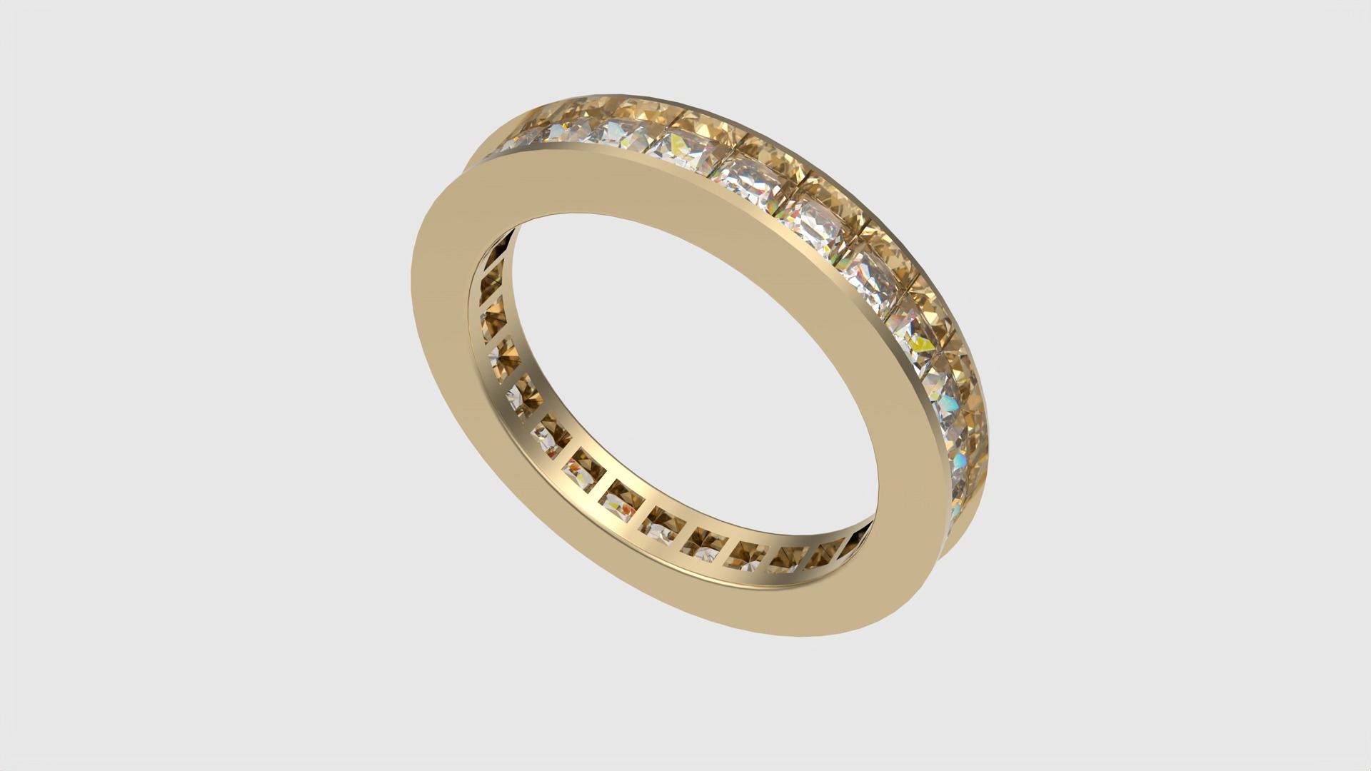 Timeless Channel Set Band JDBCo 3D print model_22