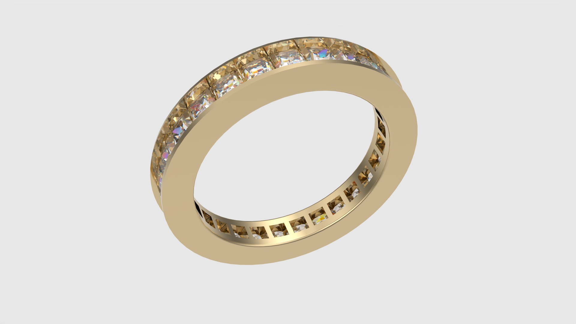 Timeless Channel Set Band JDBCo 3D print model_24