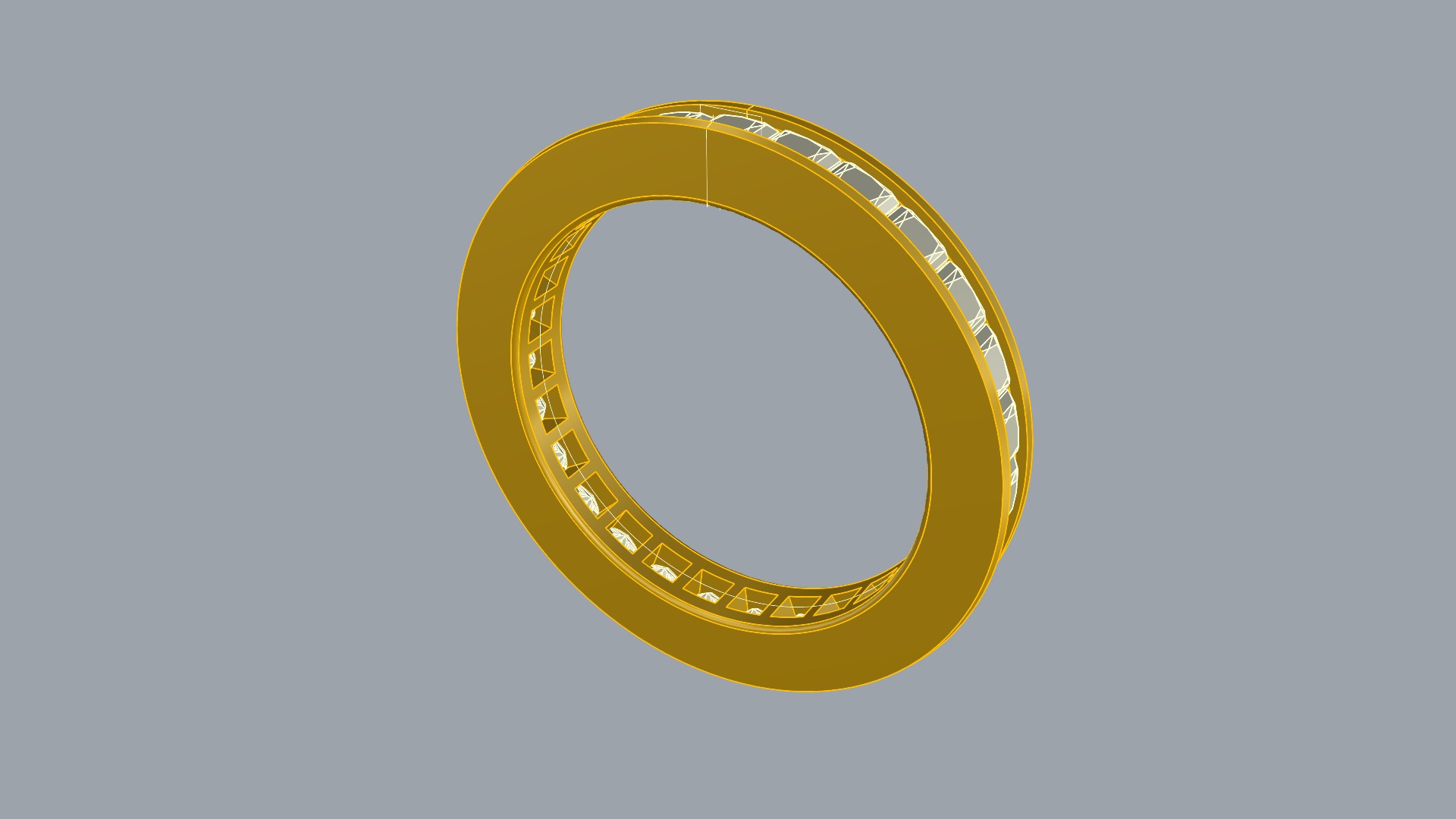 Timeless Channel Set Band JDBCo 3D print model_7