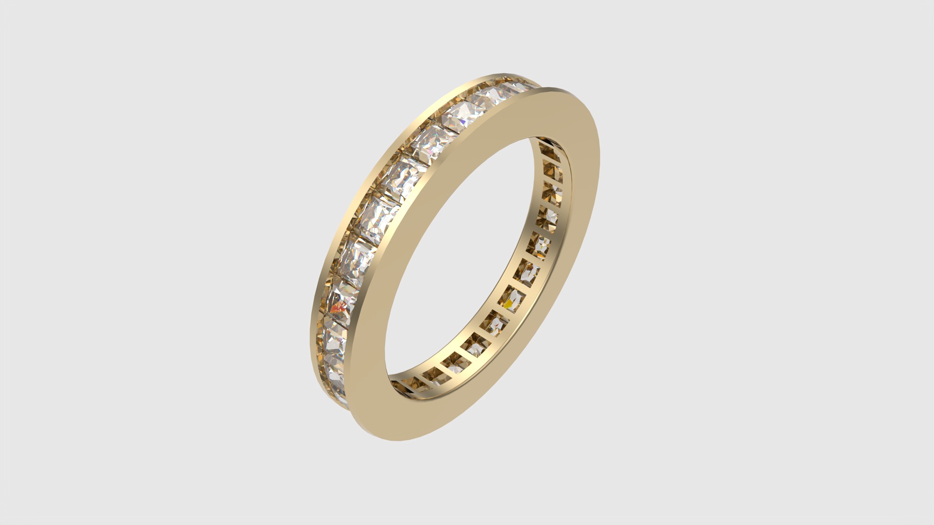 Timeless Channel Set Band JDBCo 3D print model_18