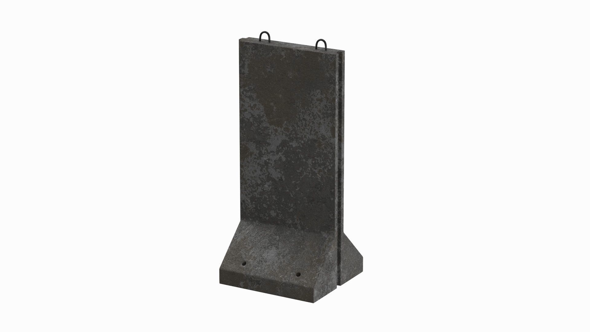 Concrete Wall Panel 3D model_1