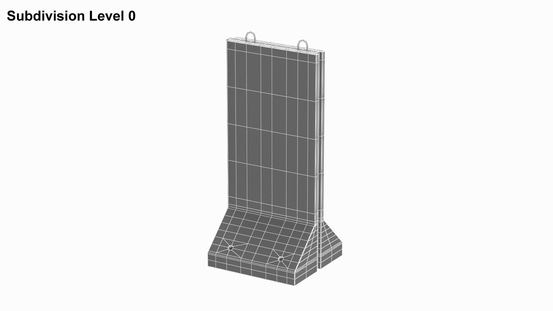 Concrete Wall Panel 3D model_7
