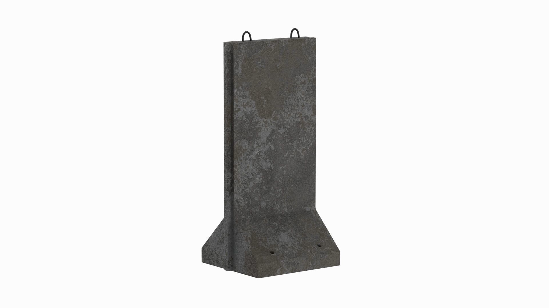 Concrete Wall Panel 3D model_2