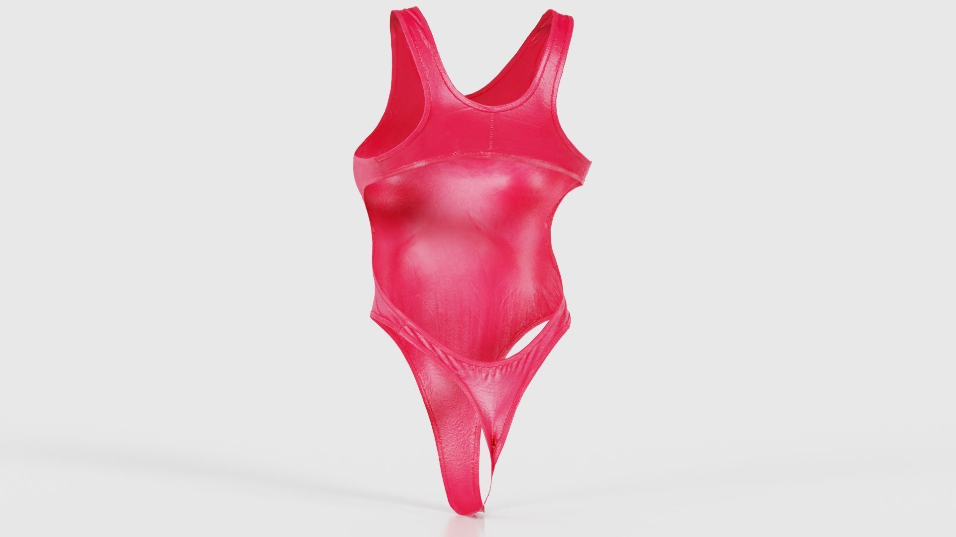 Tight Swimsuit Low-poly 3D model_23