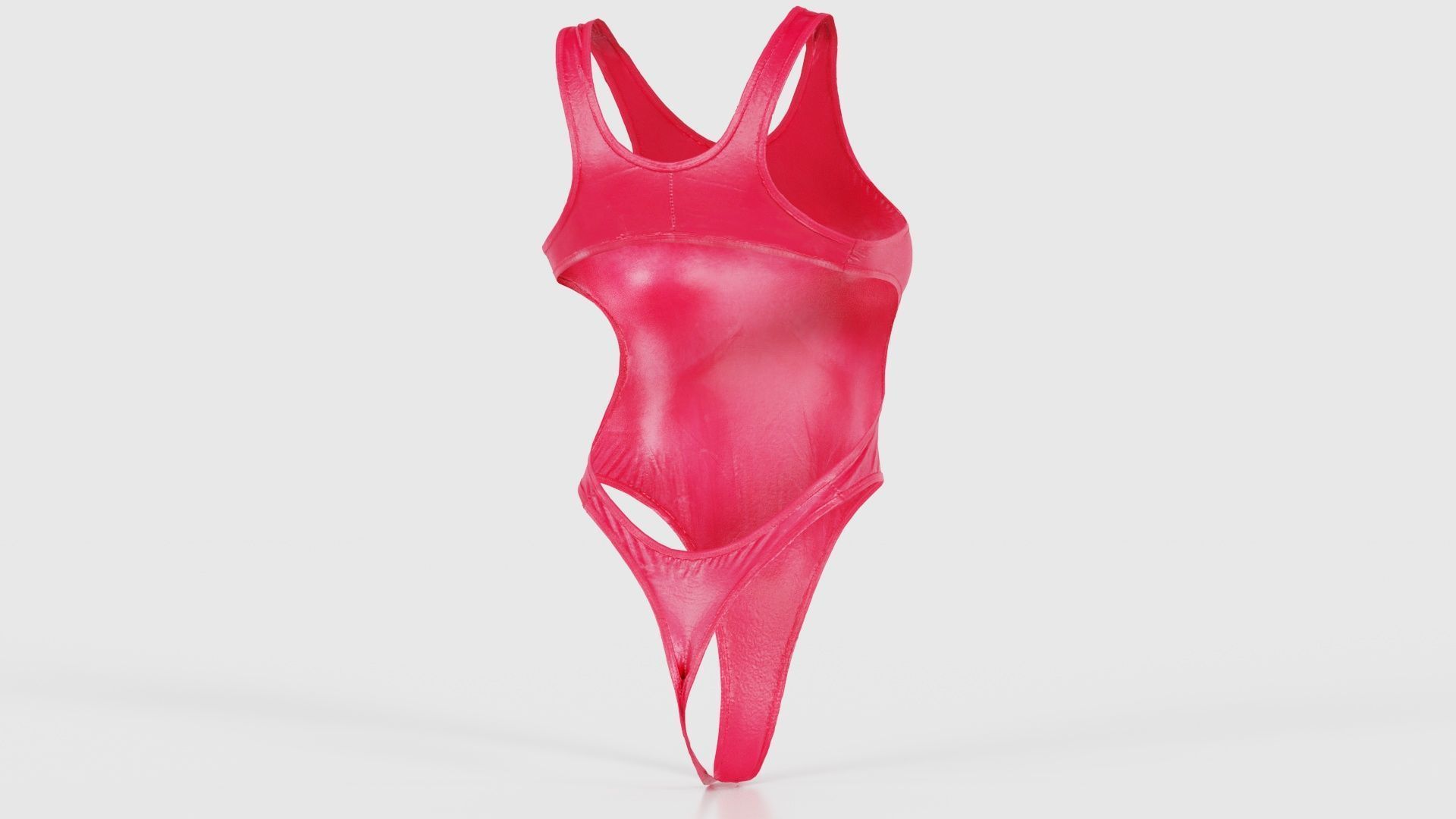 Tight Swimsuit Low-poly 3D model_22