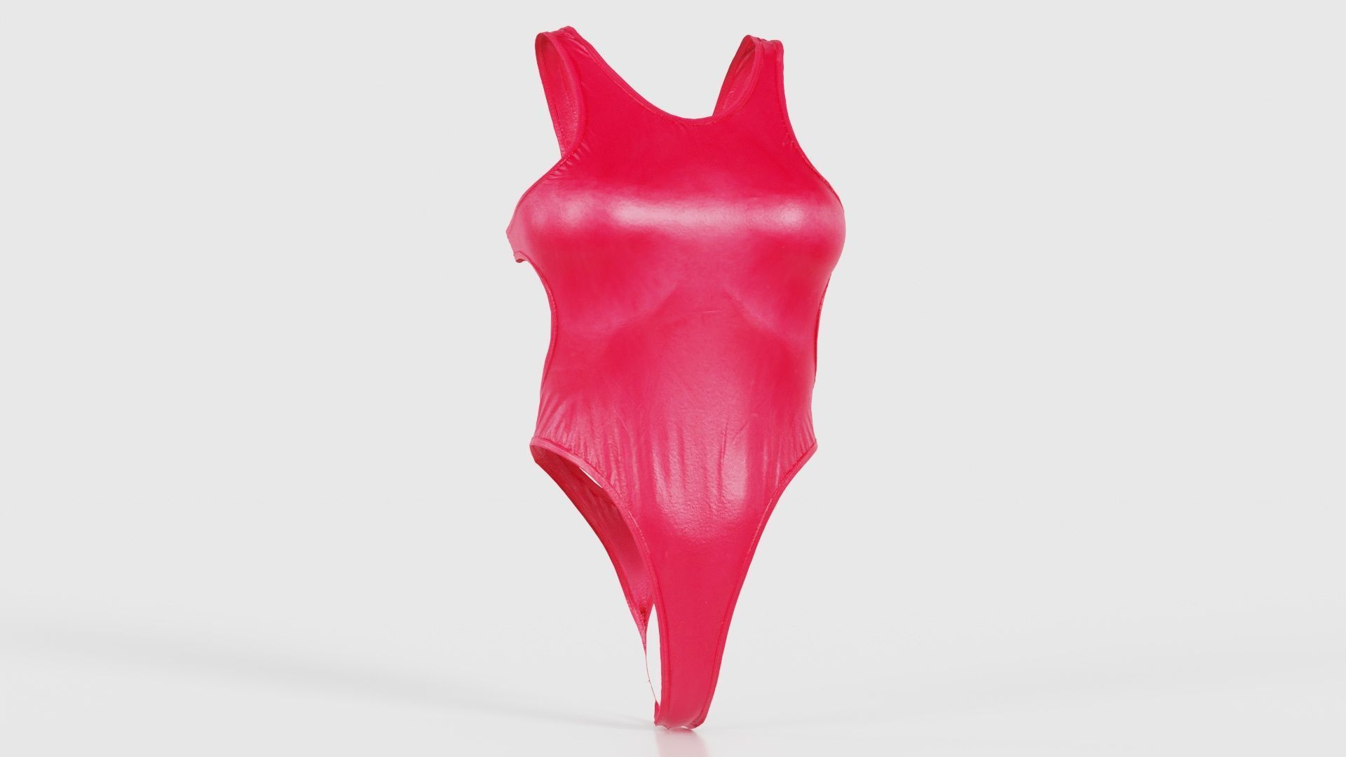 Tight Swimsuit Low-poly 3D model_17