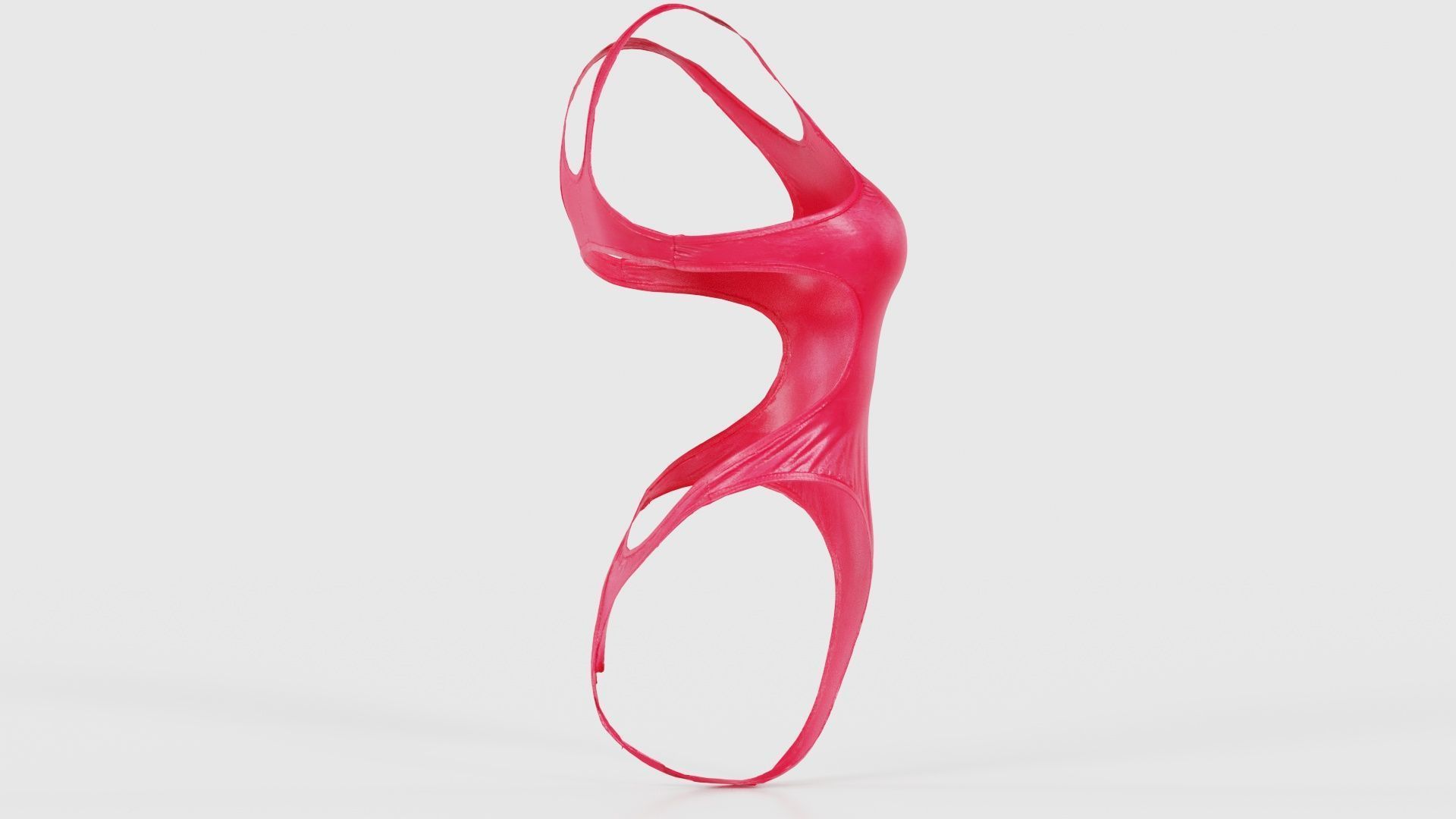 Tight Swimsuit Low-poly 3D model_20