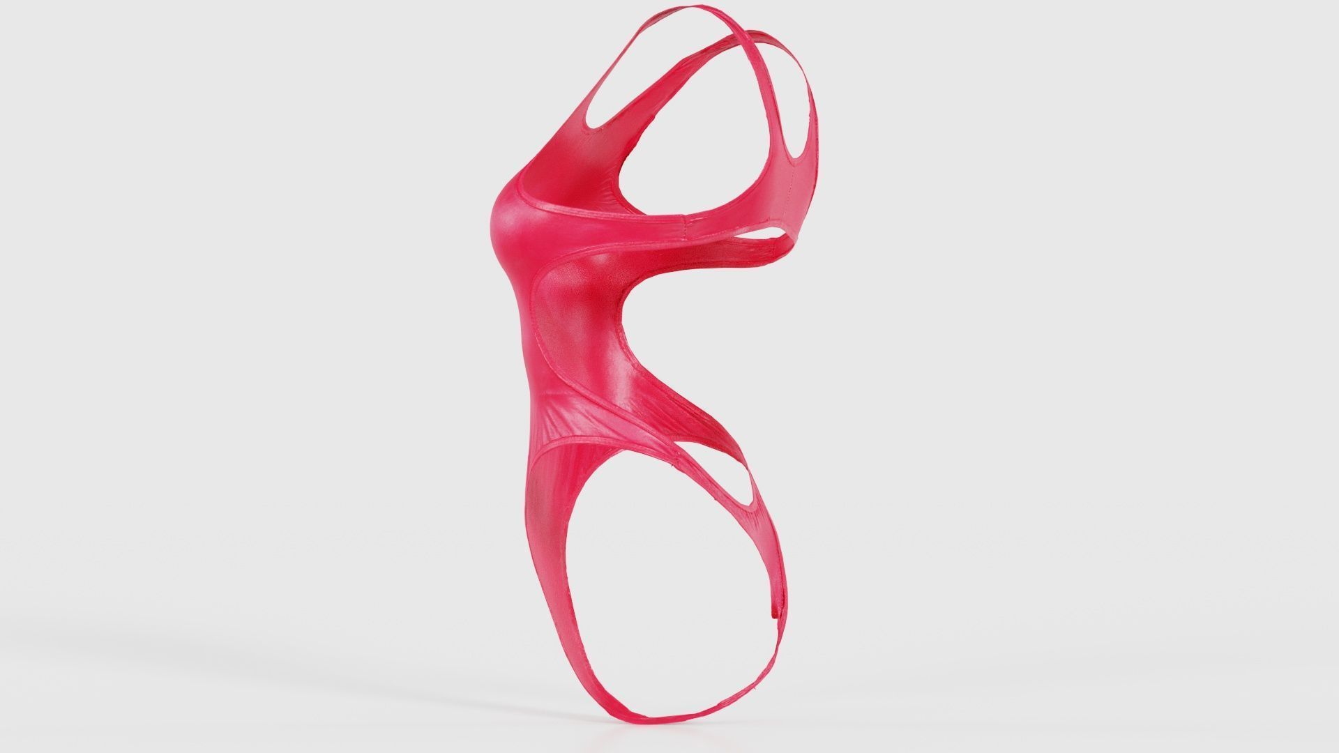 Tight Swimsuit Low-poly 3D model_25