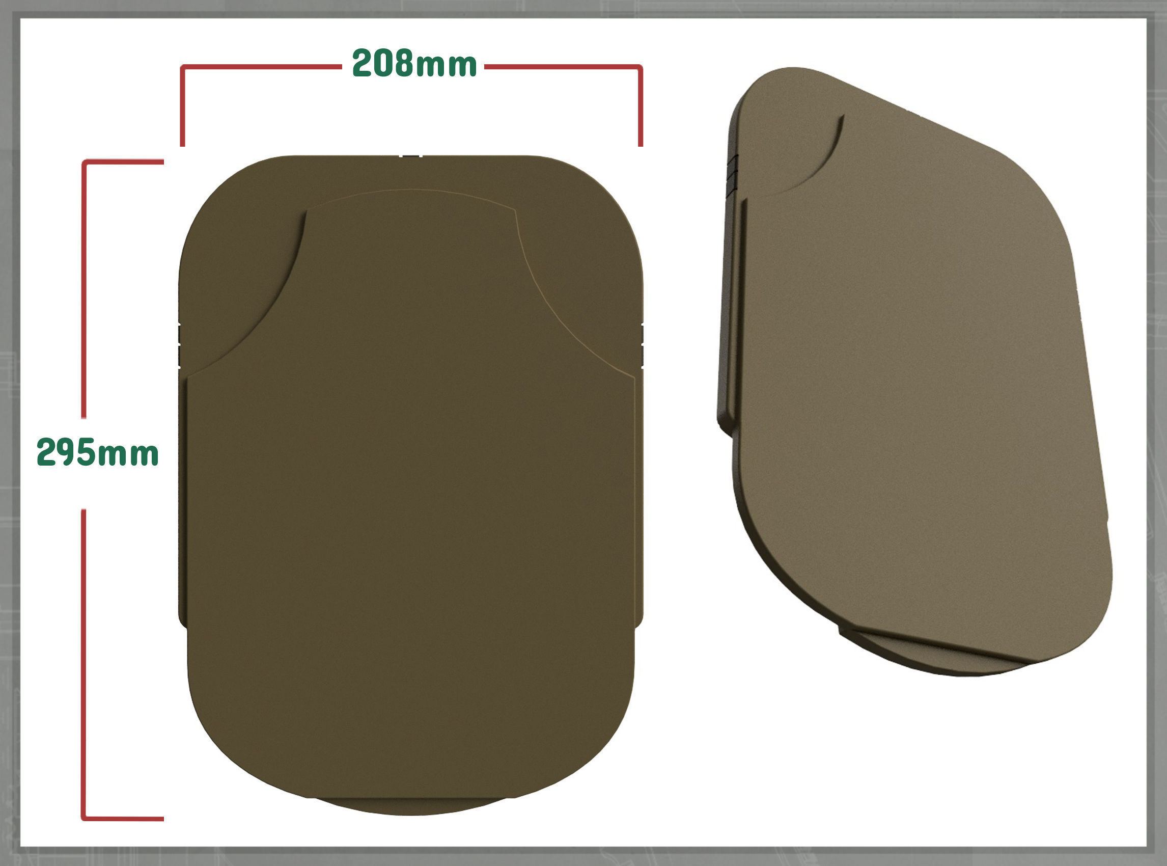 Orion PADD Lower Decks 3D print model_3