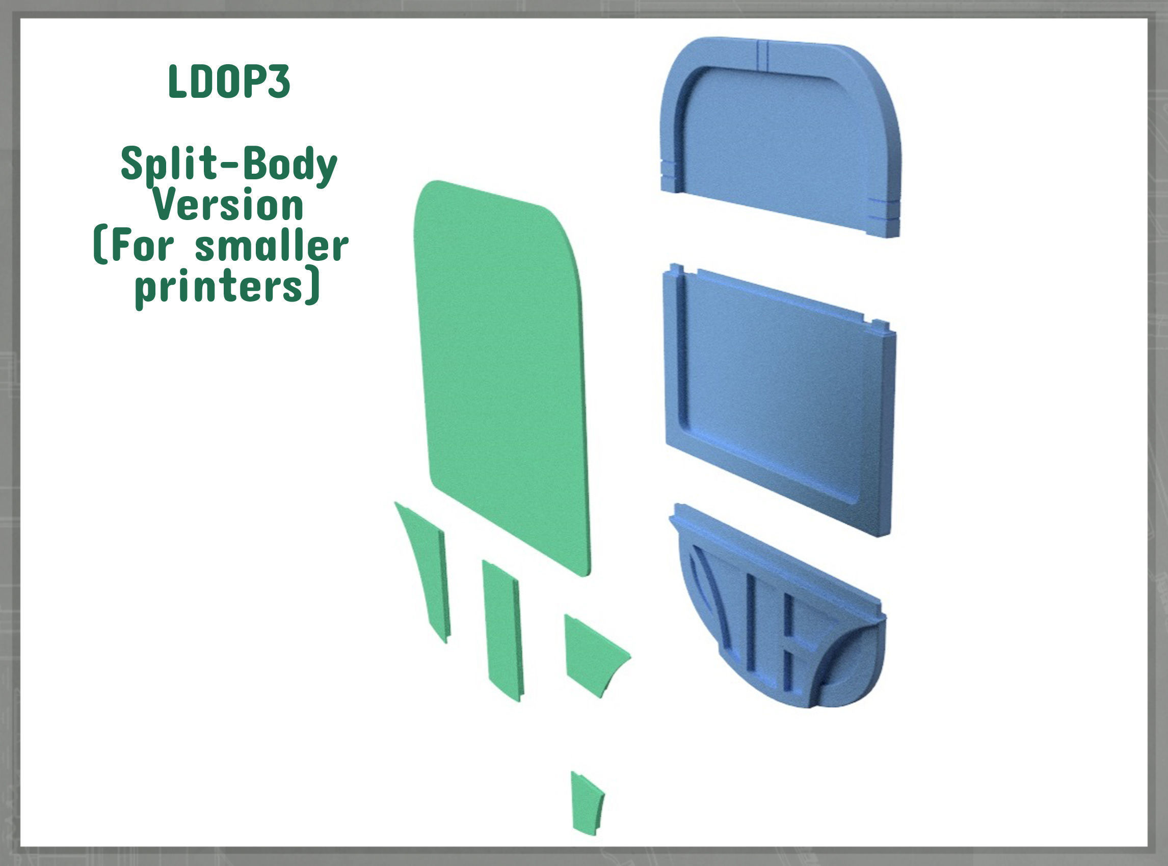 Orion PADD Lower Decks 3D print model_5
