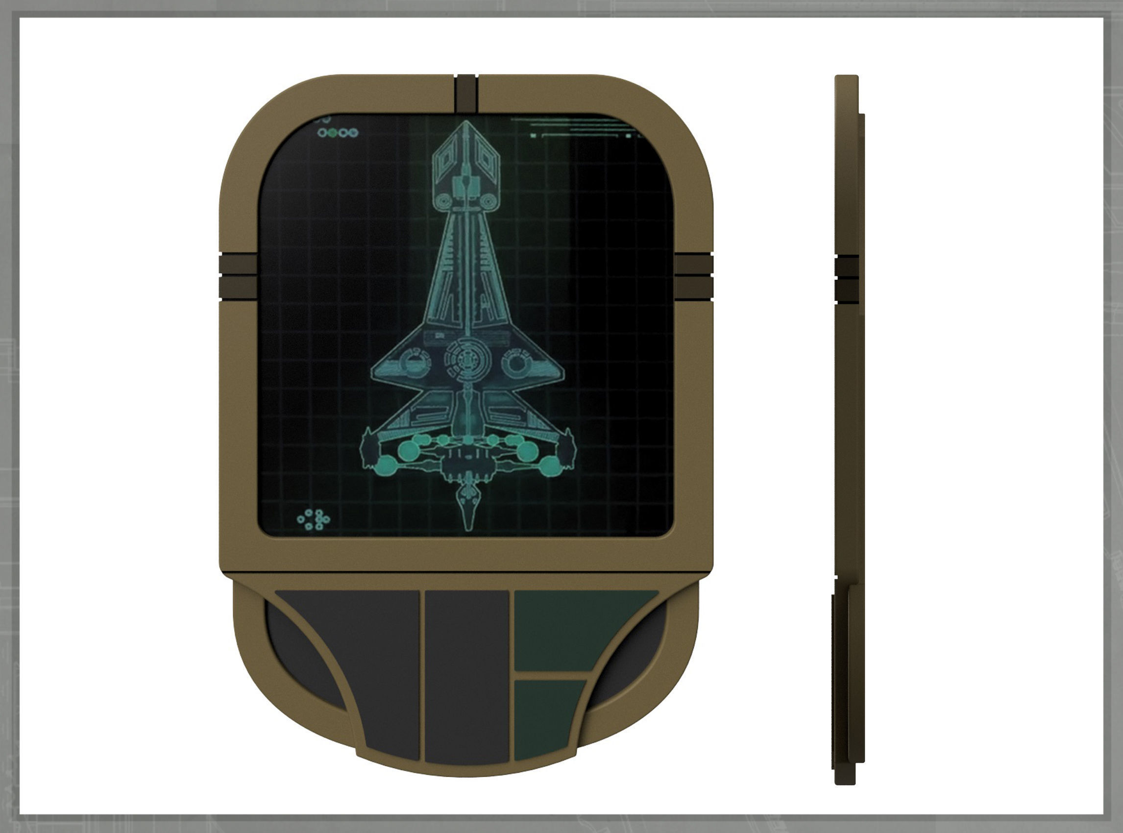 Orion PADD Lower Decks 3D print model_1