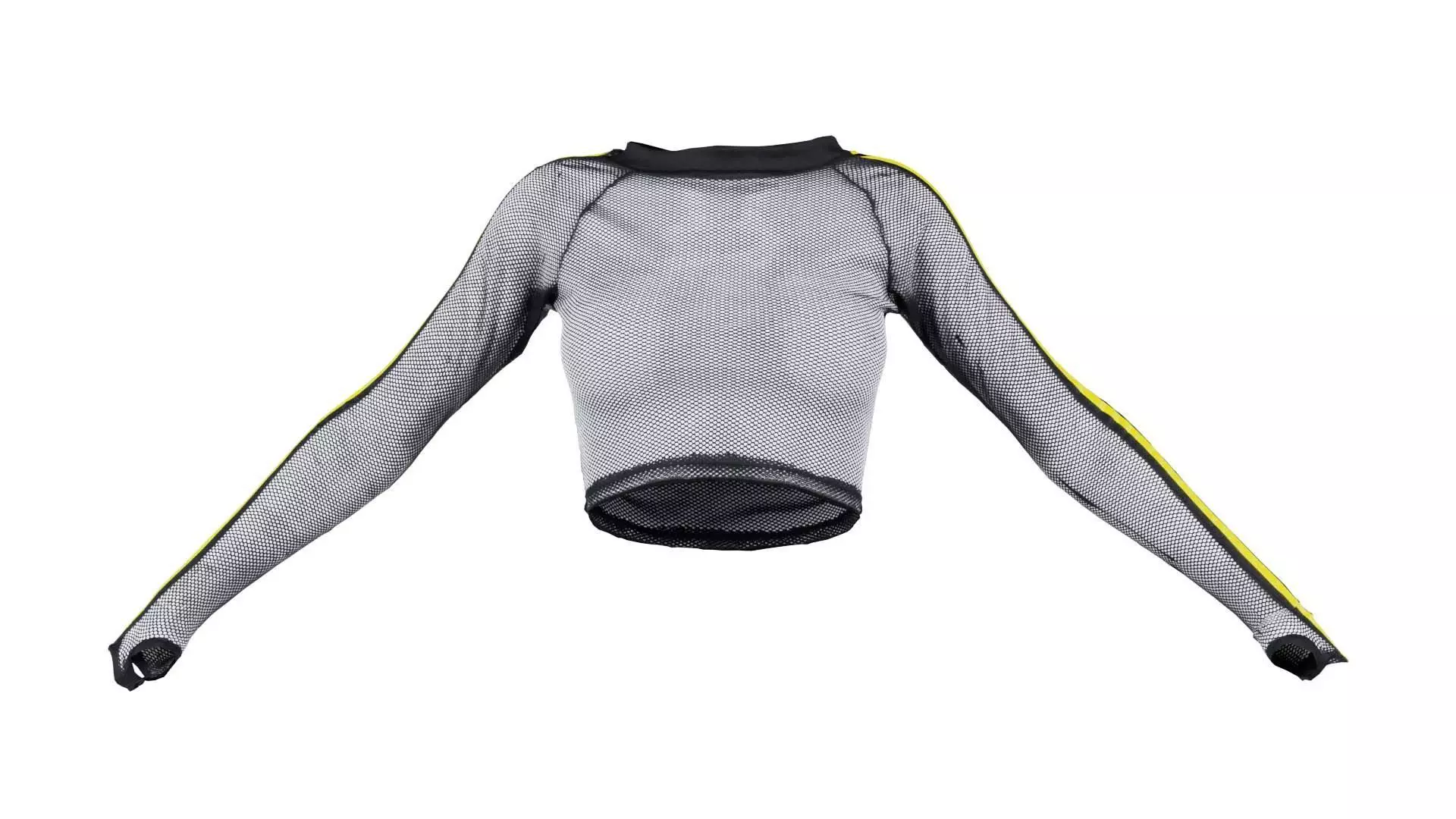 Arm Stripes Mesh Top Low-poly 3D model_0